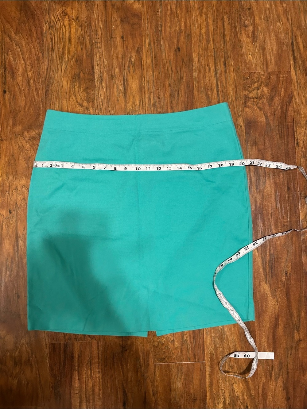Teal Pencil Skirt Back Zipper Legally Blonde Inspired Work Casual - Picture 4 of 9